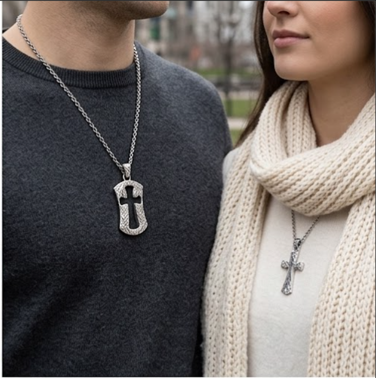 Couple Cross Necklaces
